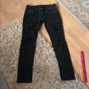Vigoss black distressed jeans